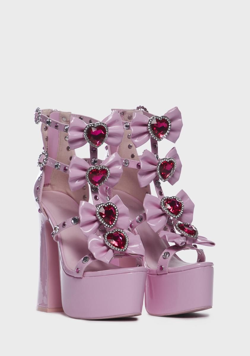 Buy Me Jewels Platform Heels