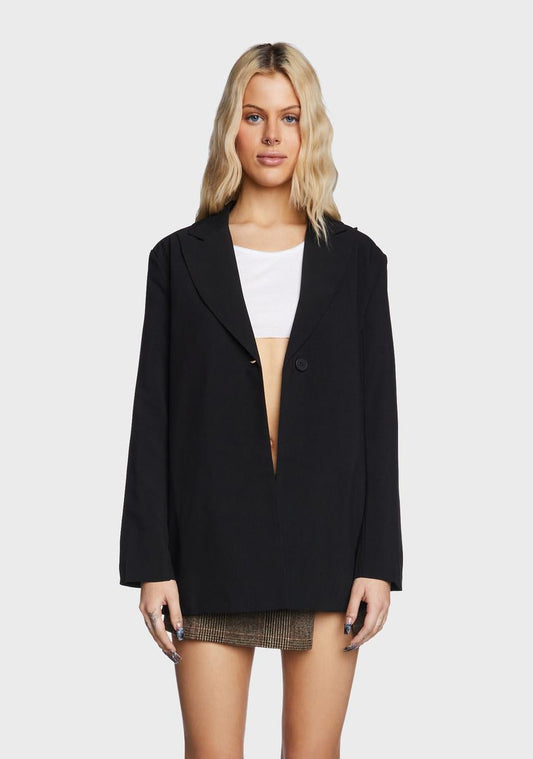 Boyfriend Blazer - Black