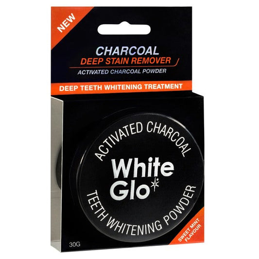 WHITE GLO A/C Teeth Whiten. Pwd 30g