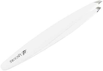 Slant Tweezers - Best for Shaping Eyebrows, Applying False Lashes, Hair Removal - Highly Durable, Ultra Strong Grip, Ultimate Precision