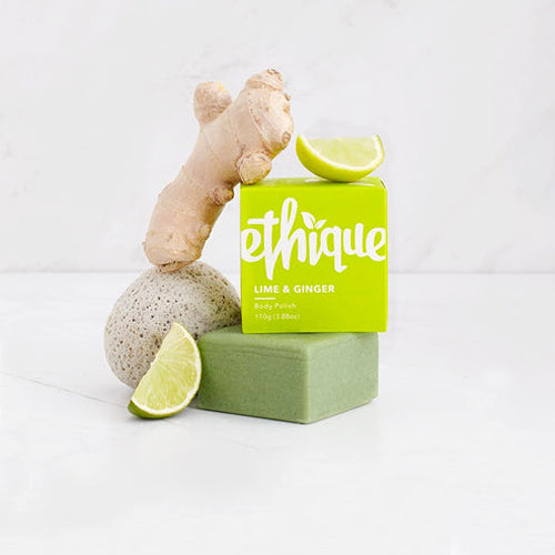Ethique, Solid Body Polish Lime & Ginger, 3.88 Oz