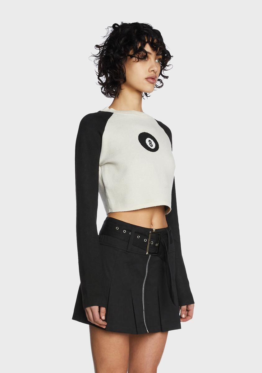 8 Ball Graphic Sweater