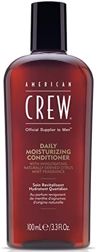 American Crew Conditioner for Men, Daily Moisturizer, Naturally Derived, Vegan Formula, Citrus Mint Fragrance, 3.3 Fl Oz