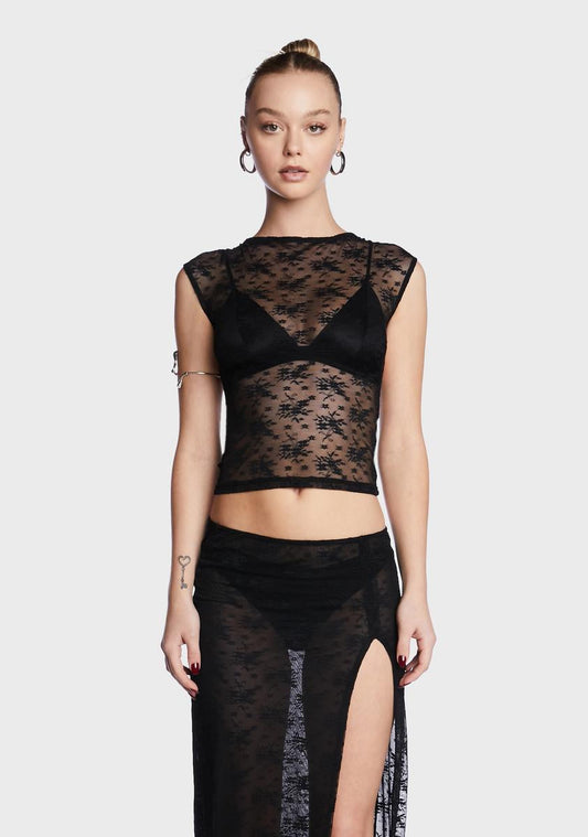 Uno Sheer Tie Top