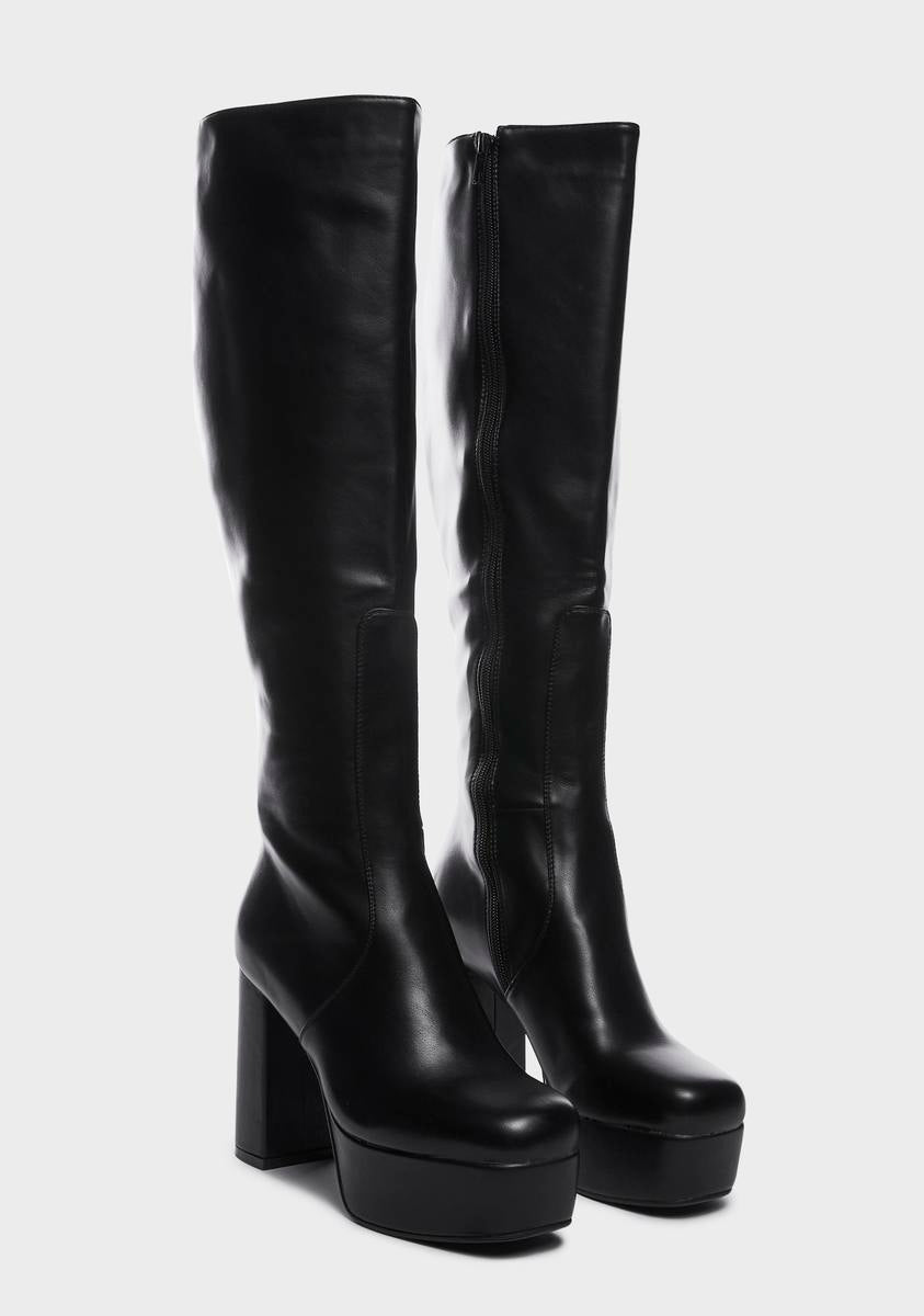 Wide Fit Whatta Showdown Platform Boots