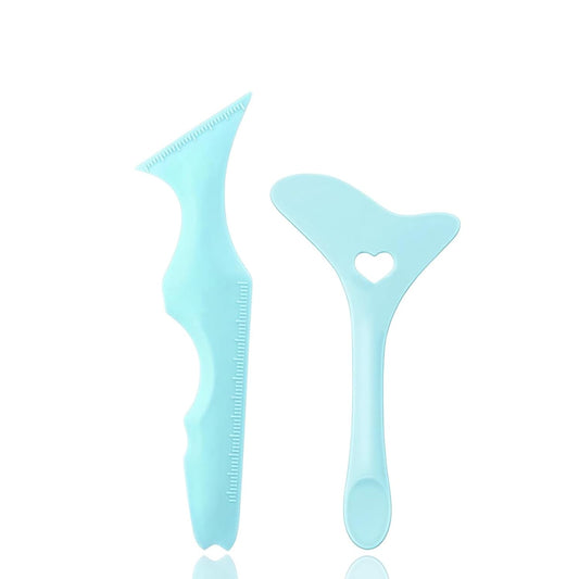 Eyeliner Tool, Reusable Smoky Eyeshadow Multifunctional Eye Makeup Tool (Sky blue)