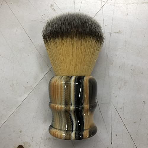 CSB Shaving Brush - 26mm Synthetic Nylon Brush Knot with Stylish Colorful Resin Handle - Shaving Brushes for Men