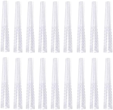 60Pcs Silicone Grafting Eyelashes Tips Covers Transparent Tweezer Point Protectors Tweezer Covers Tweezer Tip Protective Covers Stopper for Stainless Steel Tweezers