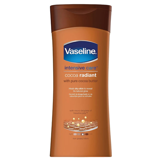 Vaseline Essential Moisture Cocoa Radiant Lotion 200ml Pack of 3