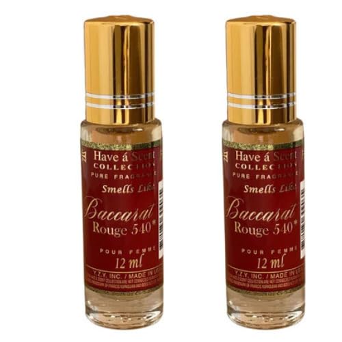 E de B Fragrance Perfume Baccarat Rouge 540 Parfum 12ml (Pack of 2)