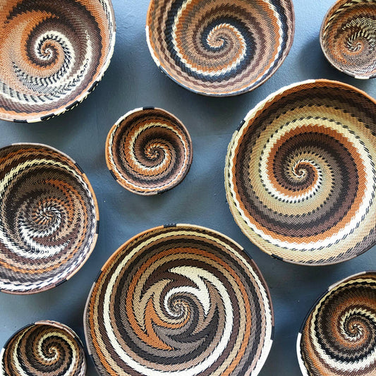 Amsha: Zulu Wire Bowls in Desert
