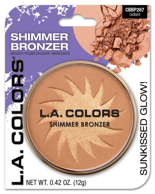 L.A. COLORS Shimmer Bronzer, 1 Ounce