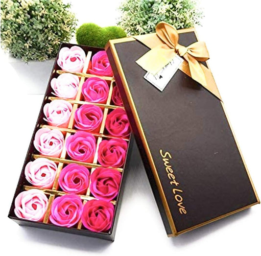 Beauty Bath Rose Petal Gift Set. Plant Essential Oil. Perfect for Valentine's Day, Mother's Day, or Any Gift!