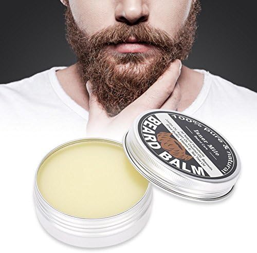 Beard Balm for Men, Mustache Butter, Beard Wax, Grooming Growth Cream Moisturizer and Softener Lotion Shaving Care, Styling Butter and Beard Cream for Man 60g
