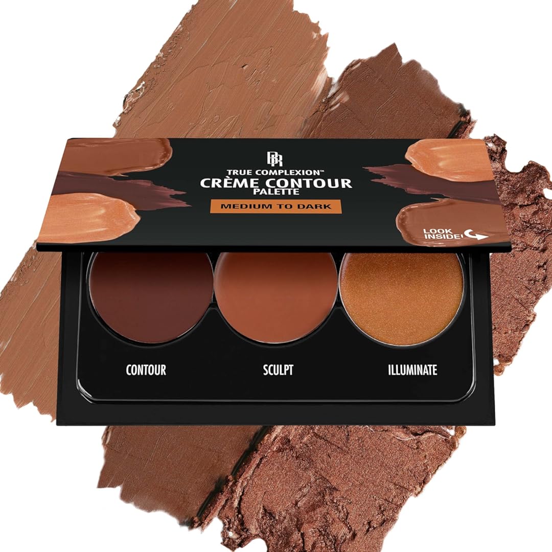 Black Radiance True Complexion Creme Contour Palette, Medium to Dark, 7.5 Gram