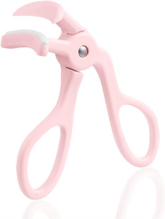Eyelash Curlers, Pink Eyelash Curler with 2 Silicone Refill Pads Premium Eye Lash Curler Best Seller for No Pinching or Pulling Lash Curler Makeup Tool for Women 24 Hours Curl