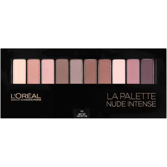 LÕOrŽal Paris Makeup Colour Riche Eye 'La Palette Nude' Eye Shadow Palette with Brush, 112 Nude Intense, 0.62 oz.