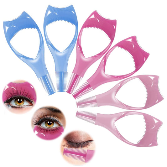 6PCS Mascara Shield Guard 3 in 1 Mascara Shield Applicator Guard Eyelash Tools Mascara Shield Makeup Mascara Guard Lash Shield for Mascara Upper Lower Eye Mascara Applicator Tool for Women Girls