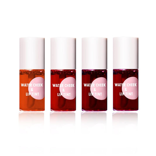 4PCS Lip Tint Stain Set Velvet Lip Stain Lip Gloss Lip and Cheek Tint Non Sticky Tinted Lip Gloss Long Lasting Liquid Lipstick Set