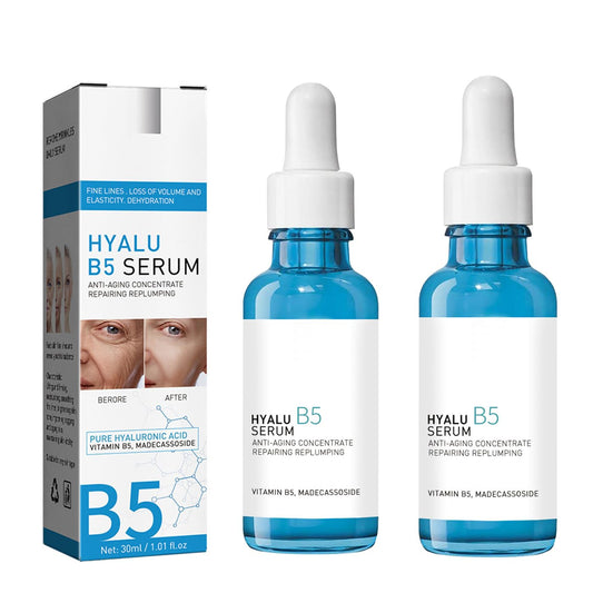 2pcs Botox Face Serum, Hyalu B5 Serum, Botox in a Bottle Instant Face Tightening, Anti Aging Serum, Botox Stock Solution Facial Serum for Face Fade Fine Lines