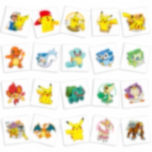 40Pcs Temporary Tattoos for Kids, Birthday Party Favors Cute Cartoon Party Supplies Fake Tattoos Stickers Decorations for Boys Girls Gifts School Rewards Gifts