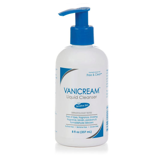 Vanicream Liquid Cleanser - 8 fl oz Ð Unscented, Gluten-Free Formula for Sensitive Skin