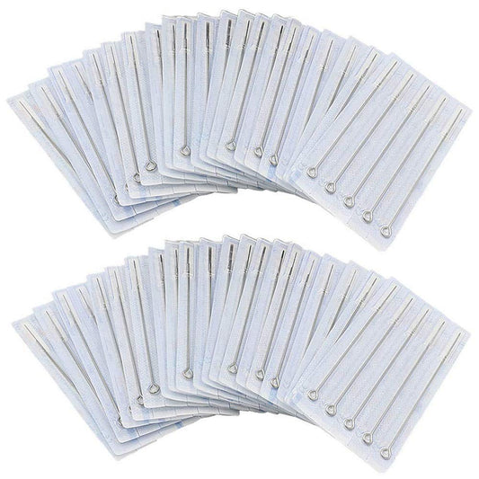 Tattoo Needles Set - Autdor 50PCS Mixed Tattoo Needles 3RL,5RL,7RL,9RL,3RS,5RS,7RS,9RS,5M1,7M1 Disposable Sterile Tattoo Gun Needles Assorted Liners,Shaders and Magnum (Mixed-RL/RS/M1-50pcs)