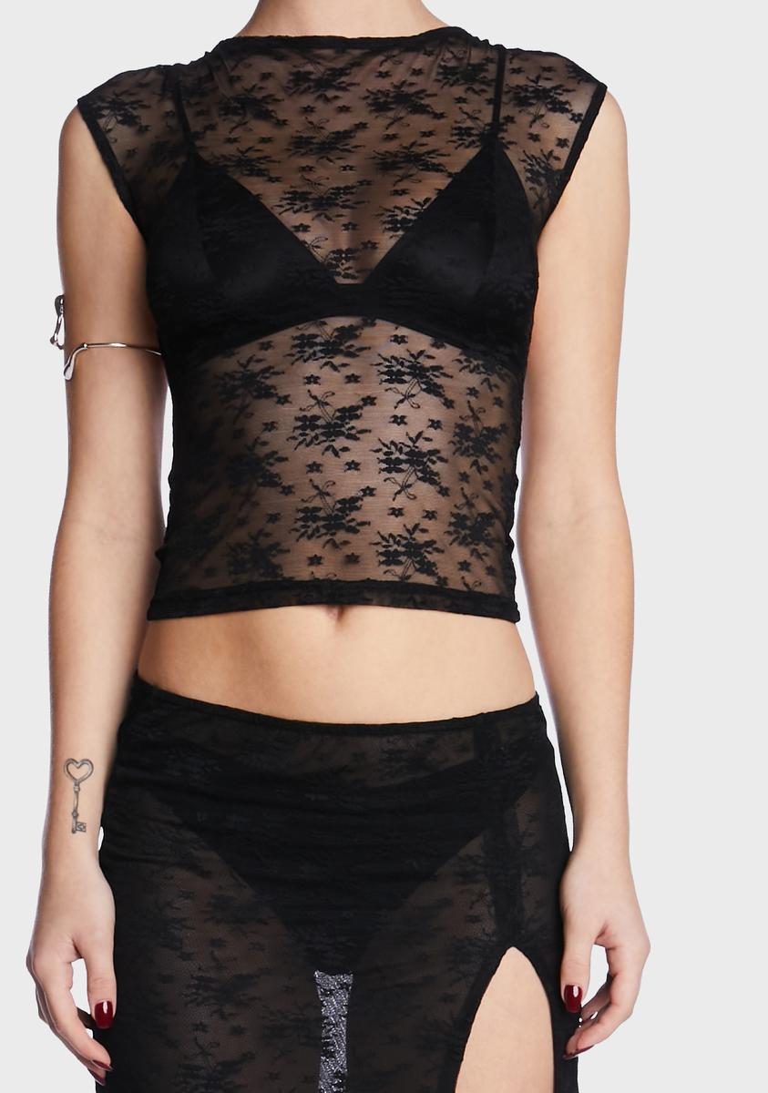 Uno Sheer Tie Top