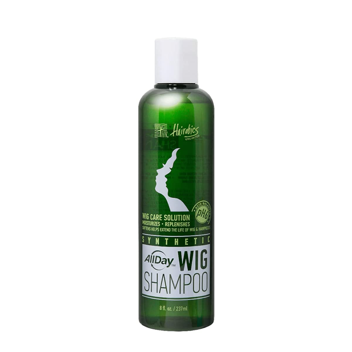 AllDay Locks Synthetic Wig Shampoo | Revitalizes and Refreshes | Cleanses & Extends Lifespan of Wigs & Hairpieces | Soft & Fresh Feeling, Grape Scent | 8 oz