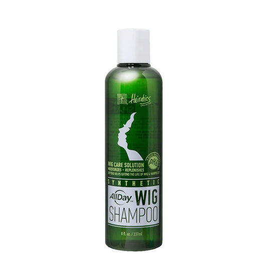 AllDay Locks Synthetic Wig Shampoo | Revitalizes and Refreshes | Cleanses & Extends Lifespan of Wigs & Hairpieces | Soft & Fresh Feeling, Grape Scent | 8 oz