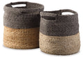 Parrish Natural/Black Basket (Set of 2)