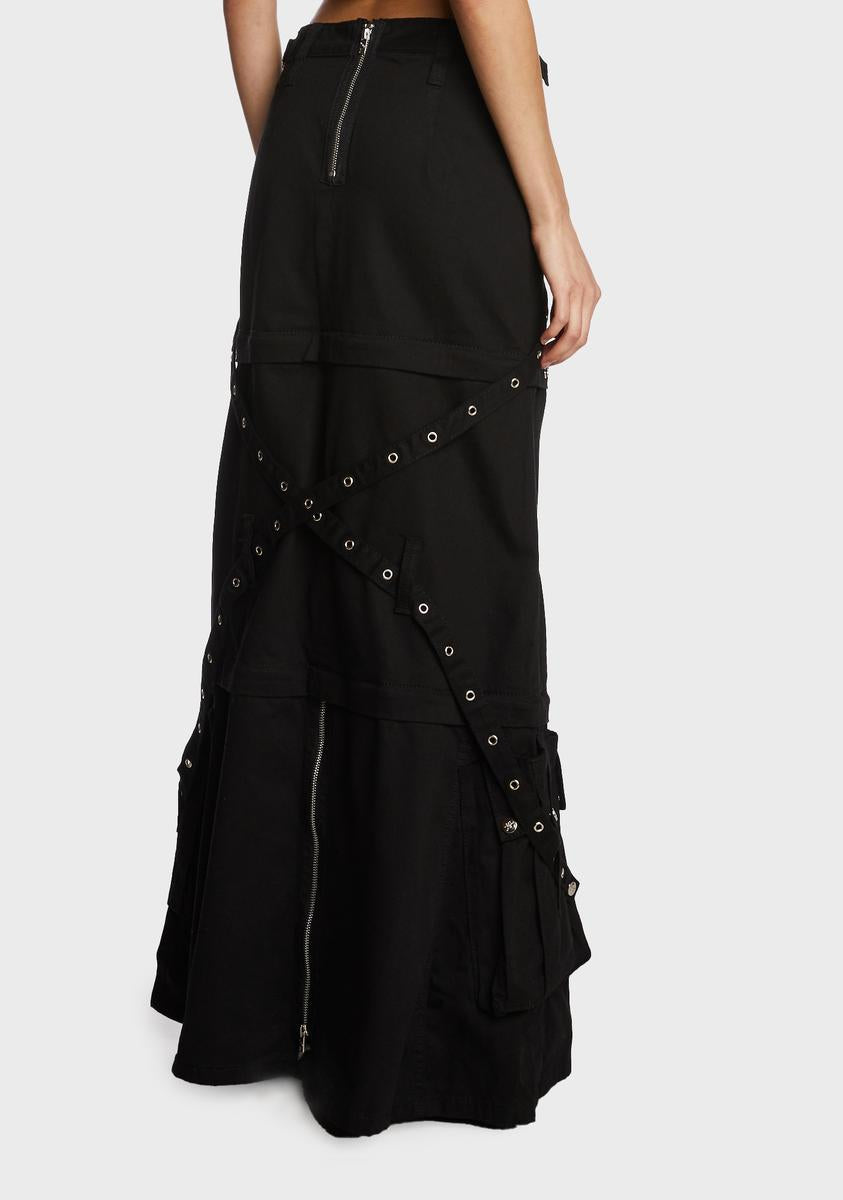 Triple Zip Off Skirt