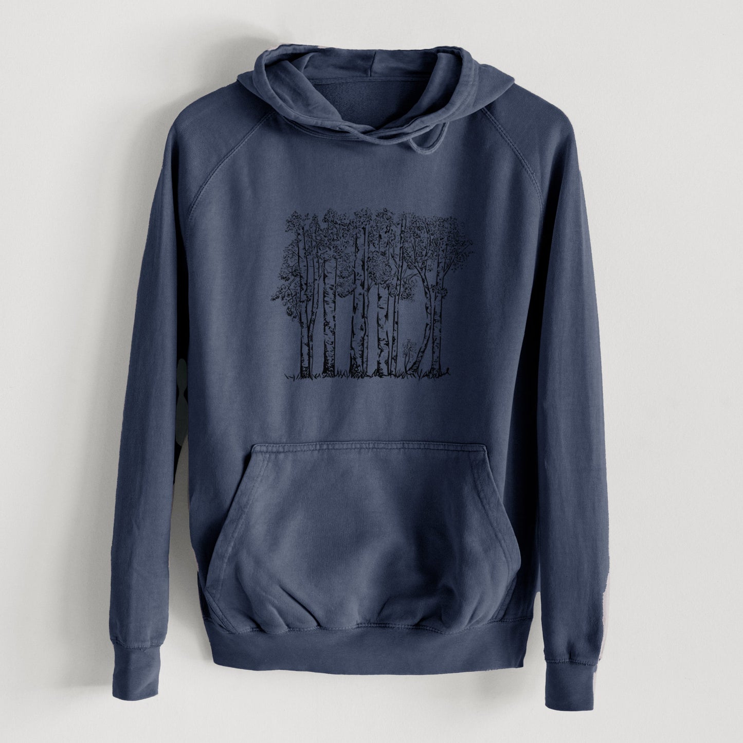 Quaking Aspens - Populus tremuloides  - Mid-Weight Unisex Vintage 100% Cotton Hoodie