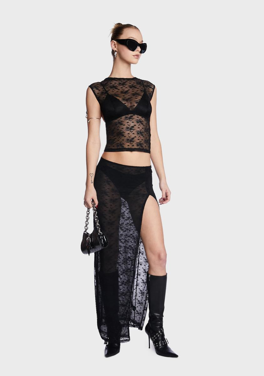 Uno Sheer Tie Top