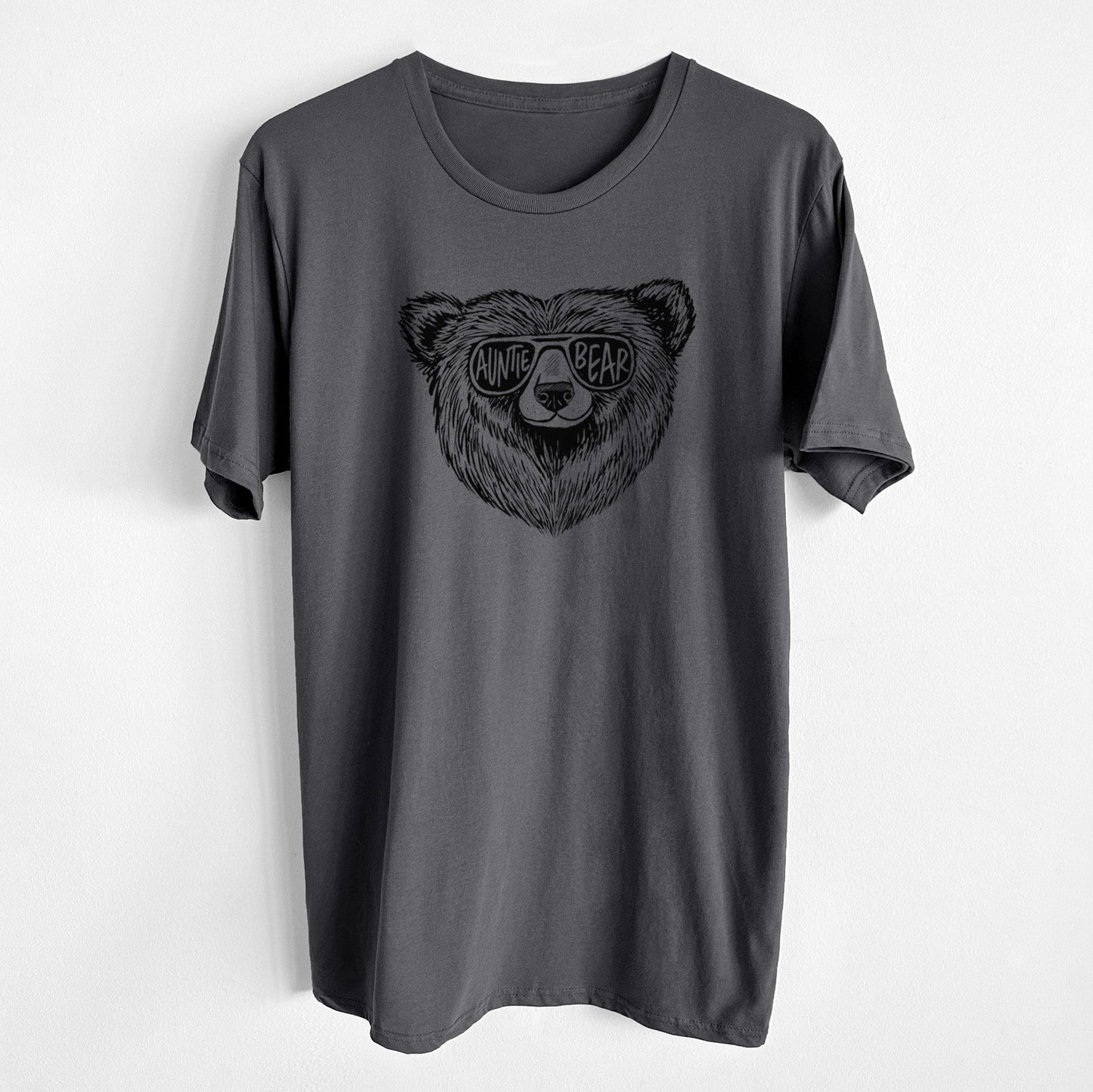 Auntie Bear - Unisex Crewneck - Made in USA - 100% Organic Cotton