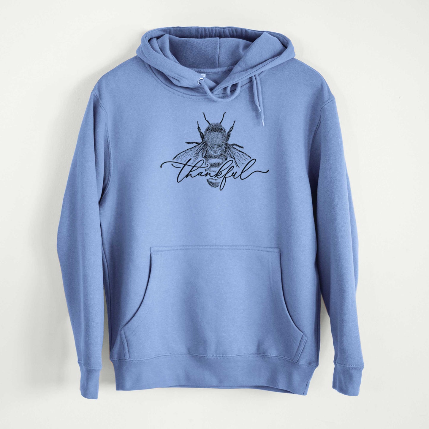 Bee Thankful  - Mid-Weight Unisex Premium Blend Hoodie