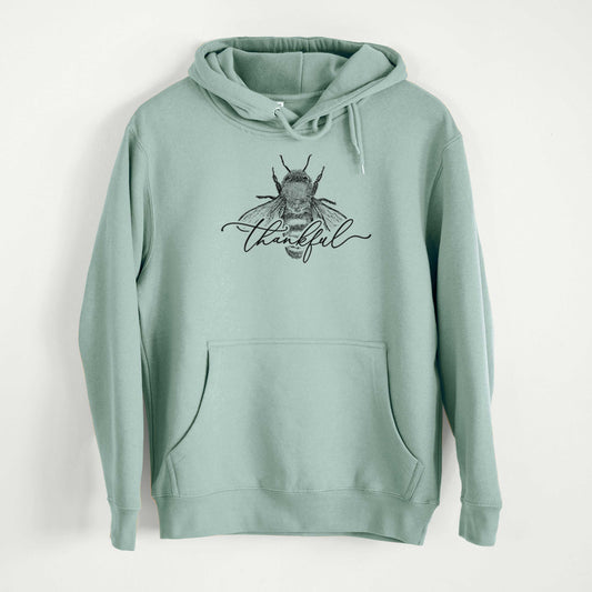 Bee Thankful  - Mid-Weight Unisex Premium Blend Hoodie