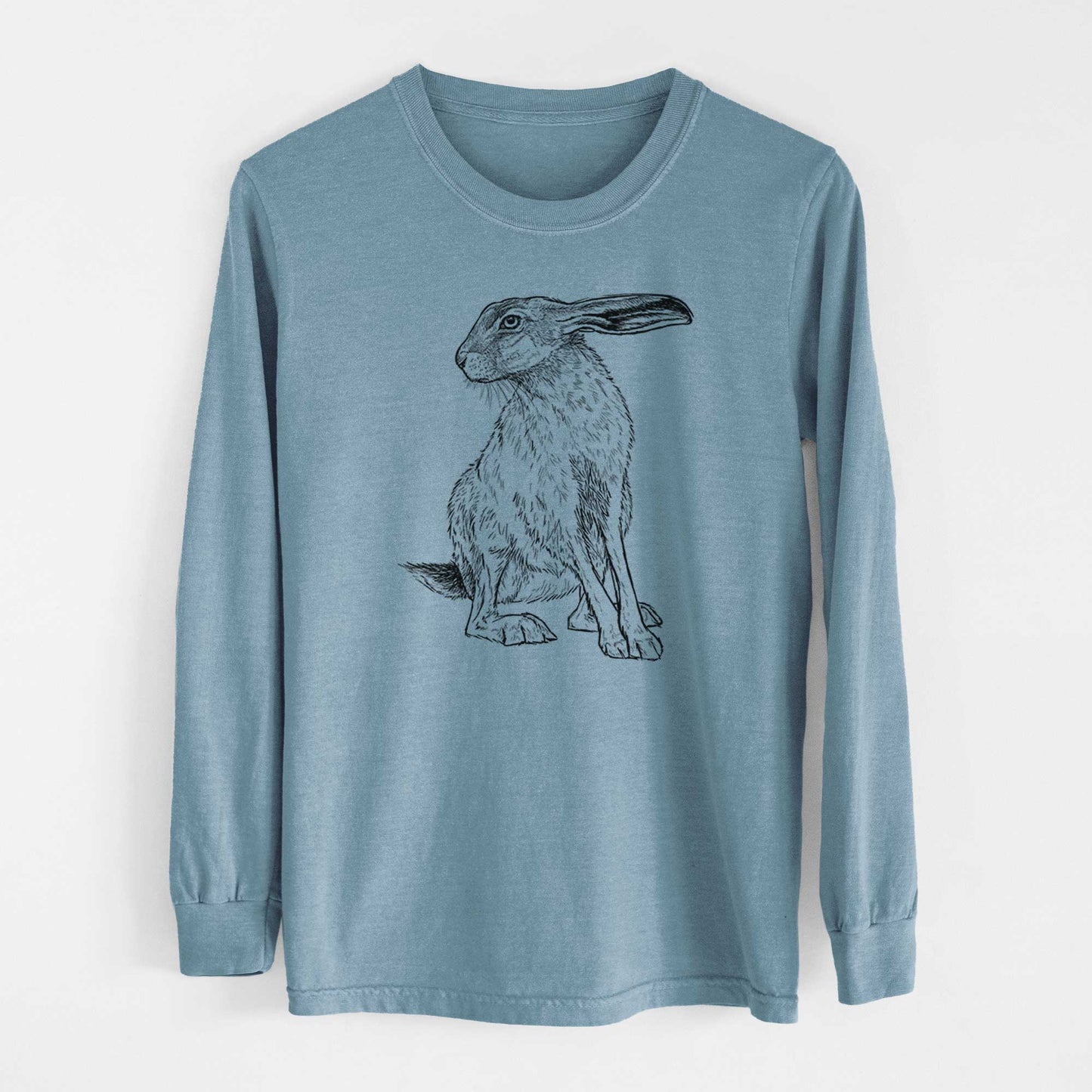 Black-tailed Jackrabbit - Lepus californicus - Heavyweight 100% Cotton Long Sleeve