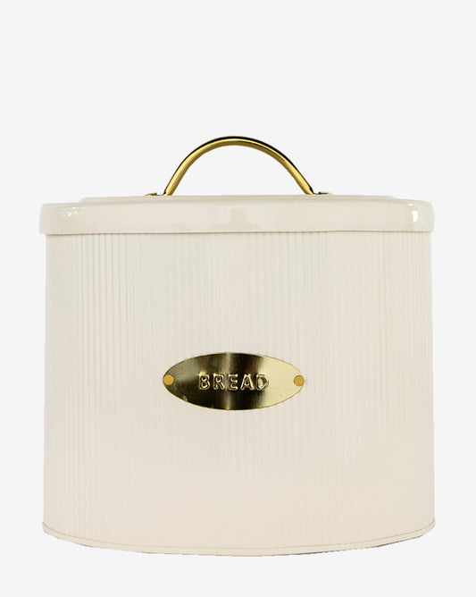 Brass Detailed Metal Bread Box