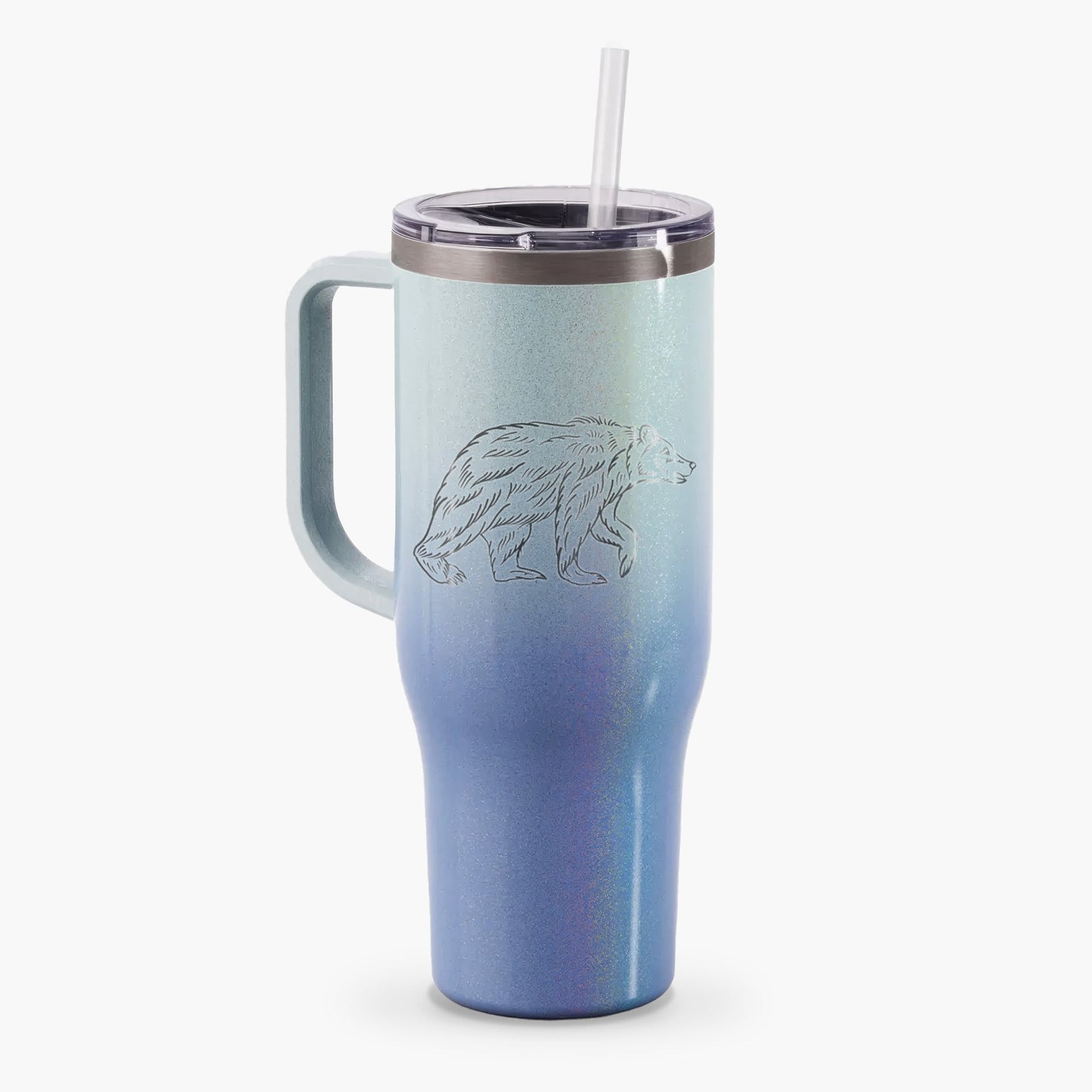 Brown Bear - 40oz Tumbler with Handle