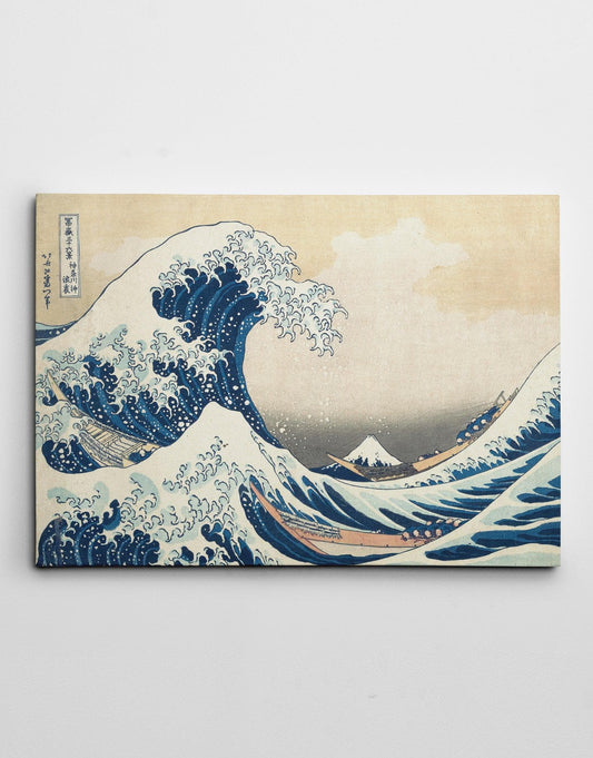 The Great Wave off Kanagawa by Katsushika Hokusai Canvas: by APE CANVAS #C104