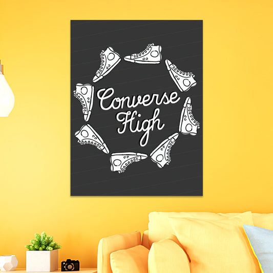 BTS Poster Art Wall Poster Sticky Poster Gift for Fans Converse High Poster