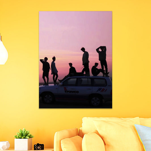 BTS Poster Art Wall Poster Sticky Poster Gift for Fans Love Yourself Poster