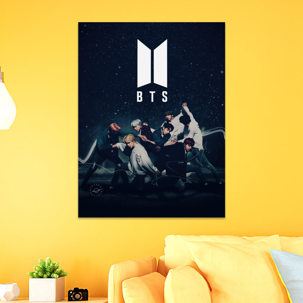BTS Poster Art Wall Poster Sticky Poster Gift for Fans Moving On BTS Poster
