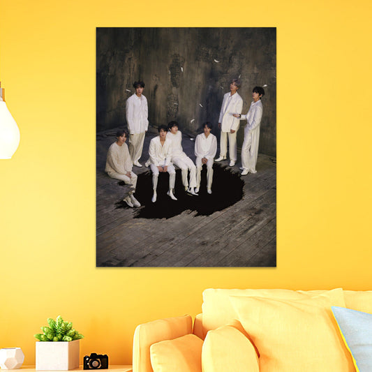 BTS Poster Art Wall Poster Sticky Poster Gift for Fans Map of The Soul:7 Poster