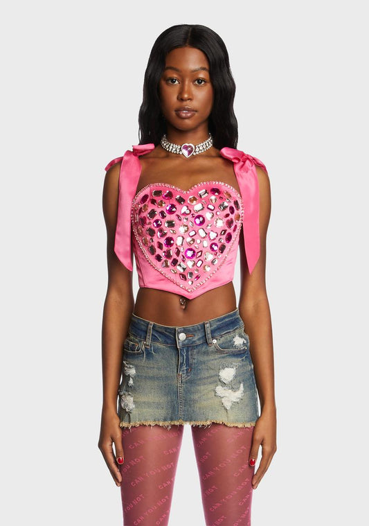 Dazzle Me Corset Top