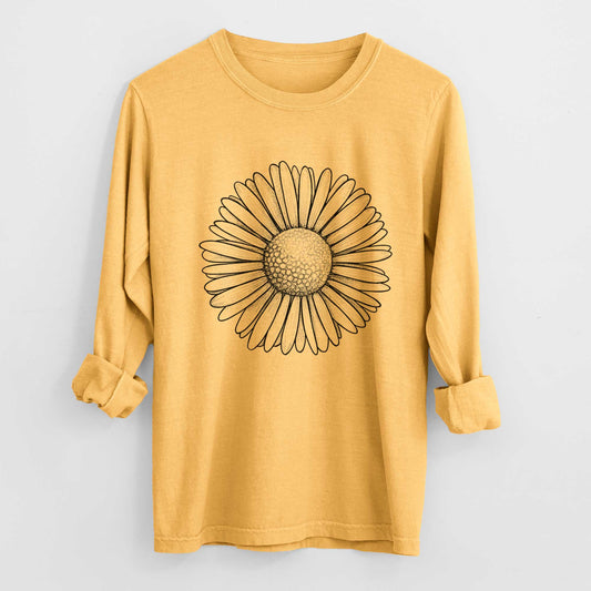 Bellis perennis - The Common Daisy - Heavyweight 100% Cotton Long Sleeve