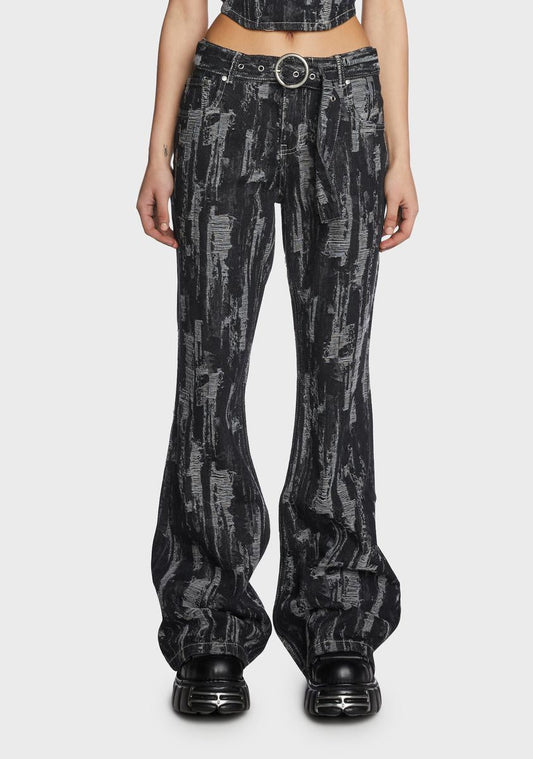 Ruin Flare Jeans