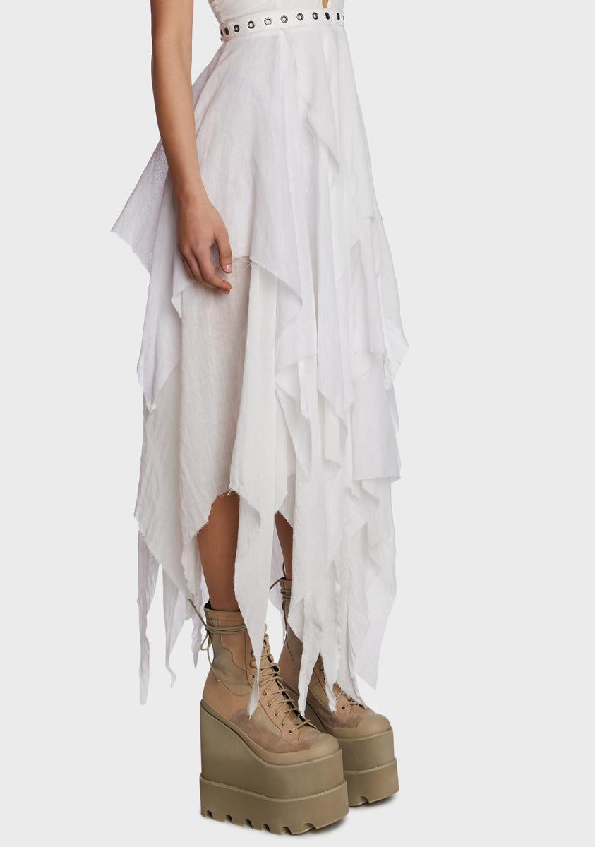 Echo Handkerchief Midi Dress
