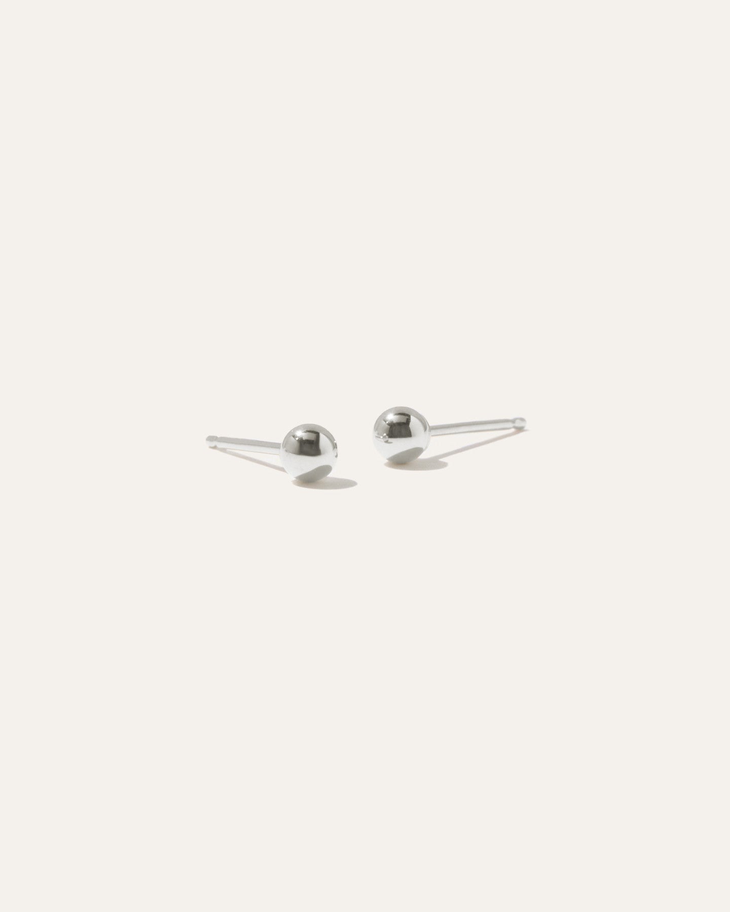 14K Gold Ball Studs
